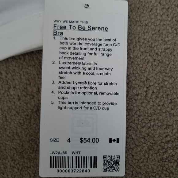 (SOLD) 🍋Free to be Serene Bra - Sz 4 - Picture 3 of 4